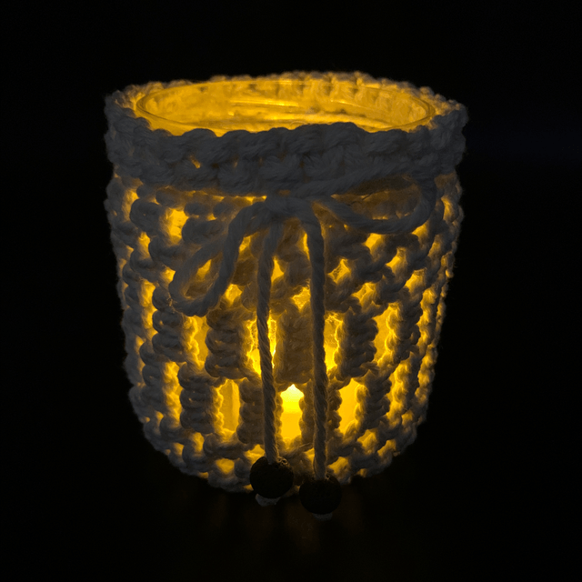 Photophore Macramé