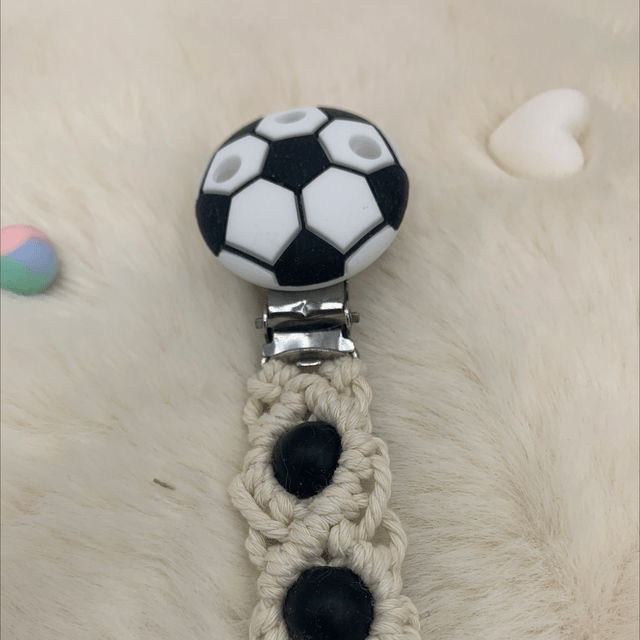 Attache tétine balon foot 