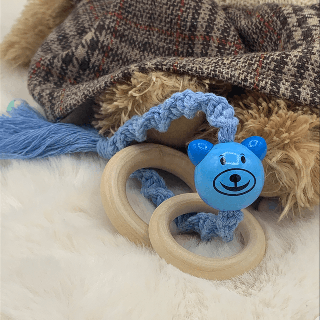 Anneaux dentitions perles ourson 
