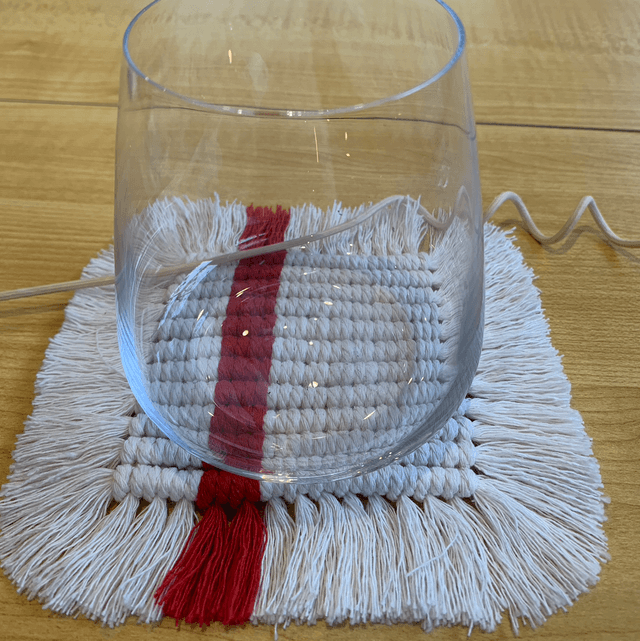 Dessous de verre carré 